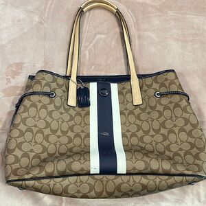 Coach Canvas Signature Handbag 